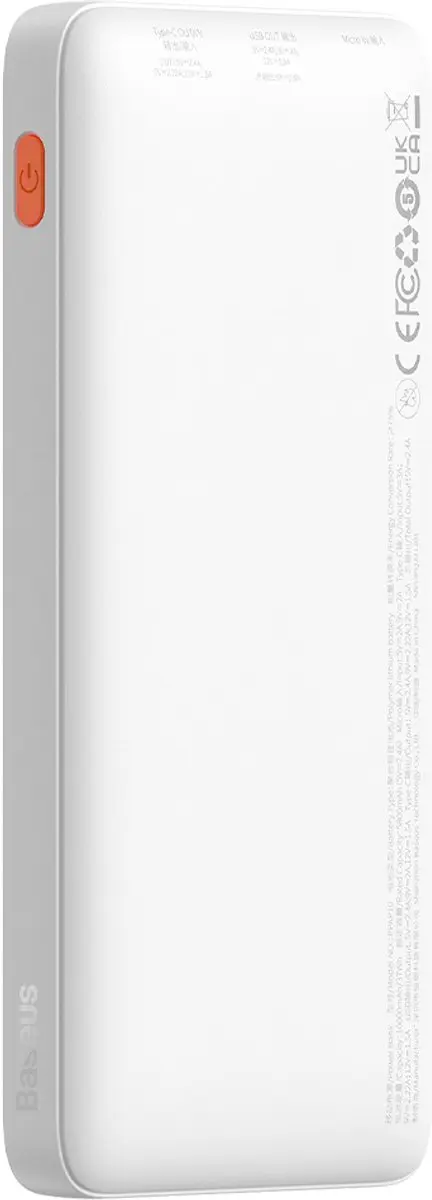 Baseus Airpow PPQD090002 Powerbank 10000mAh - 20W - Wit