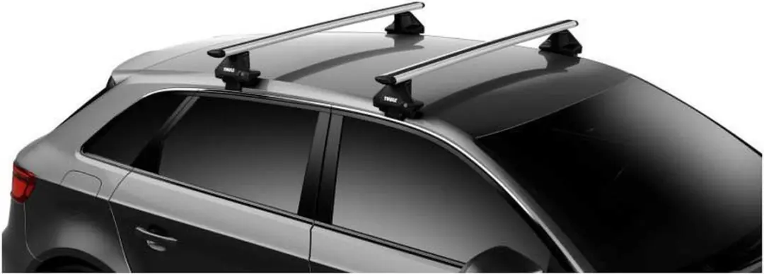 Thule Evo Clamp 7105 Voetset - 75kg - Zilver/Zwart