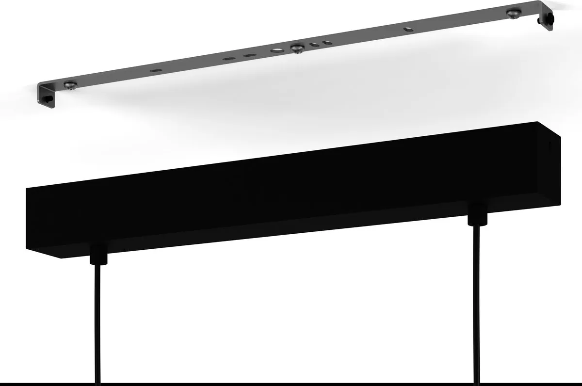 Eglo Townshend 7 Hanglamp E27 - 4 Lichtpunten - Zwart
