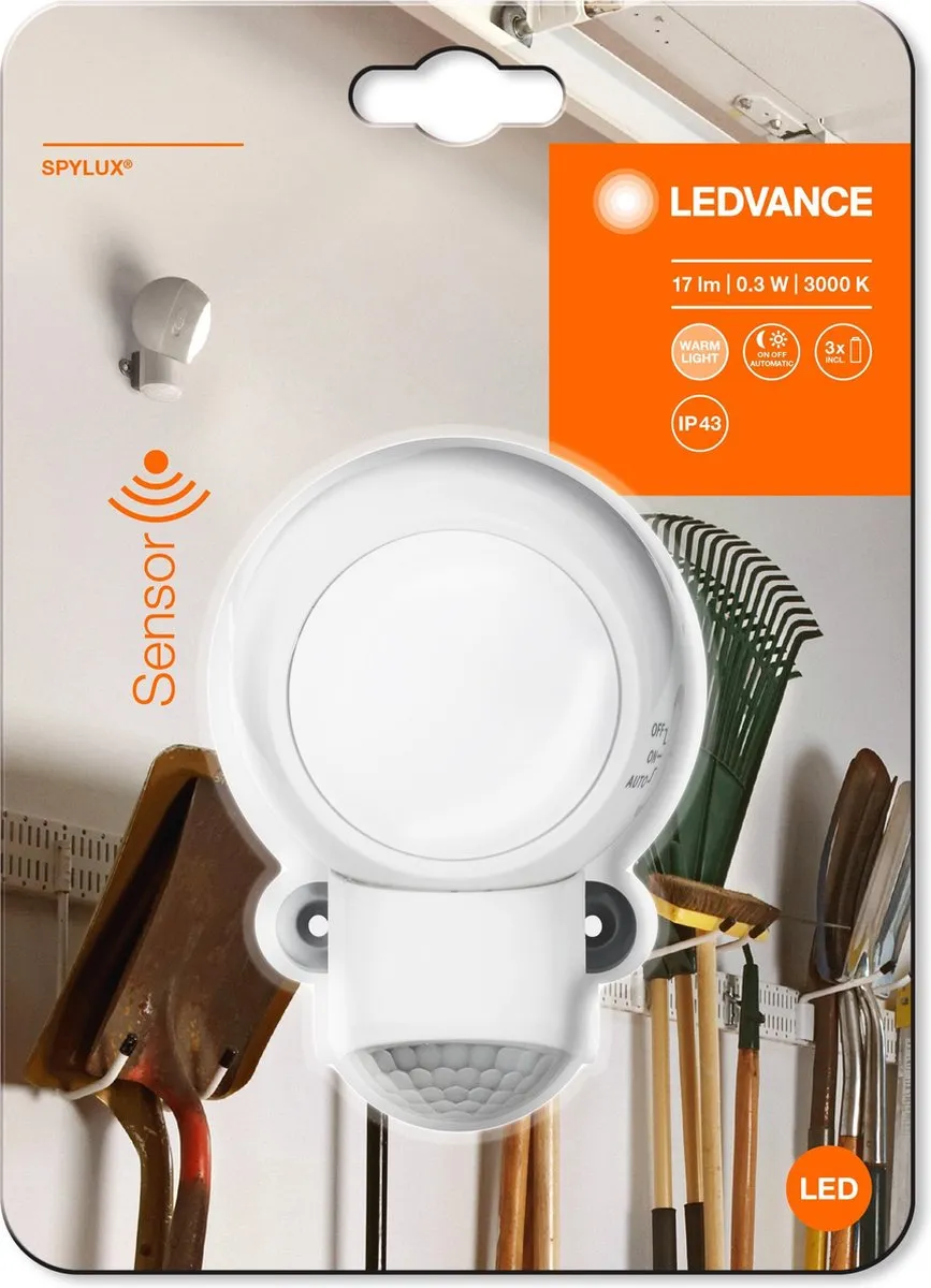 LEDVANCE SPYLUX LED Wandlamp 0.3W Warm Wit - afbeelding 5 van 6