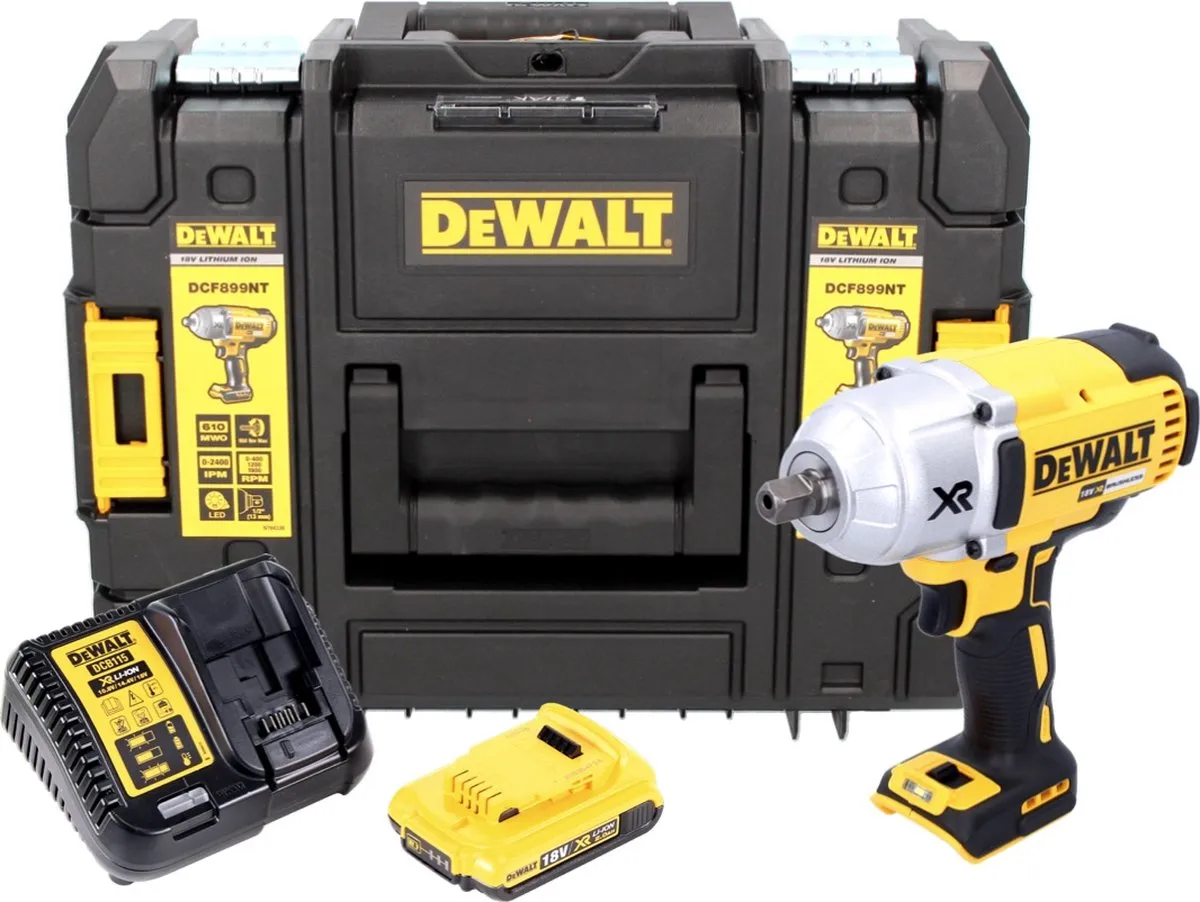 DeWalt DCF899D1 Accu-Slagmoersleutel 18V 950Nm - Borstelloos - afbeelding 4 van 5