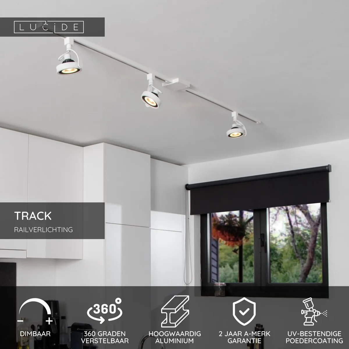 Lucide Track Dorian Railspot ES111 - 1x Warm Wit 50W