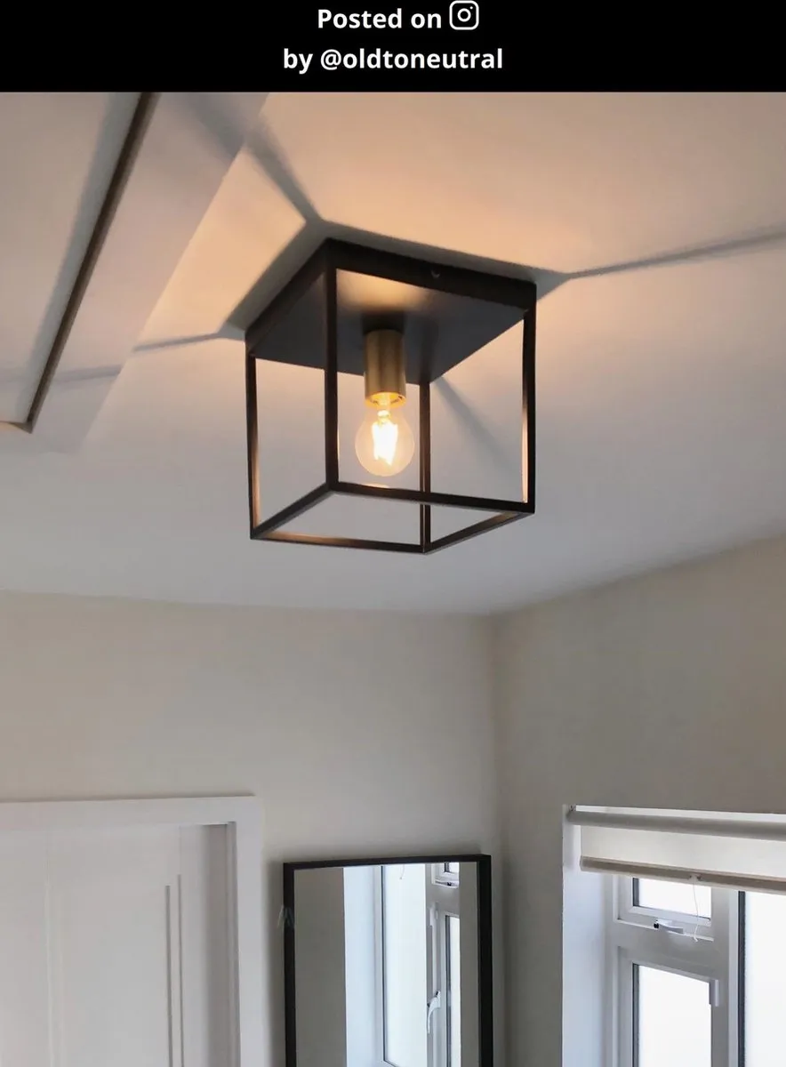 Lucide RUBEN Plafondlamp E27 - Zwart