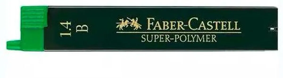 Faber-Castell Super Polymer Loodvervanging 14mm - 12 Stuks Groen