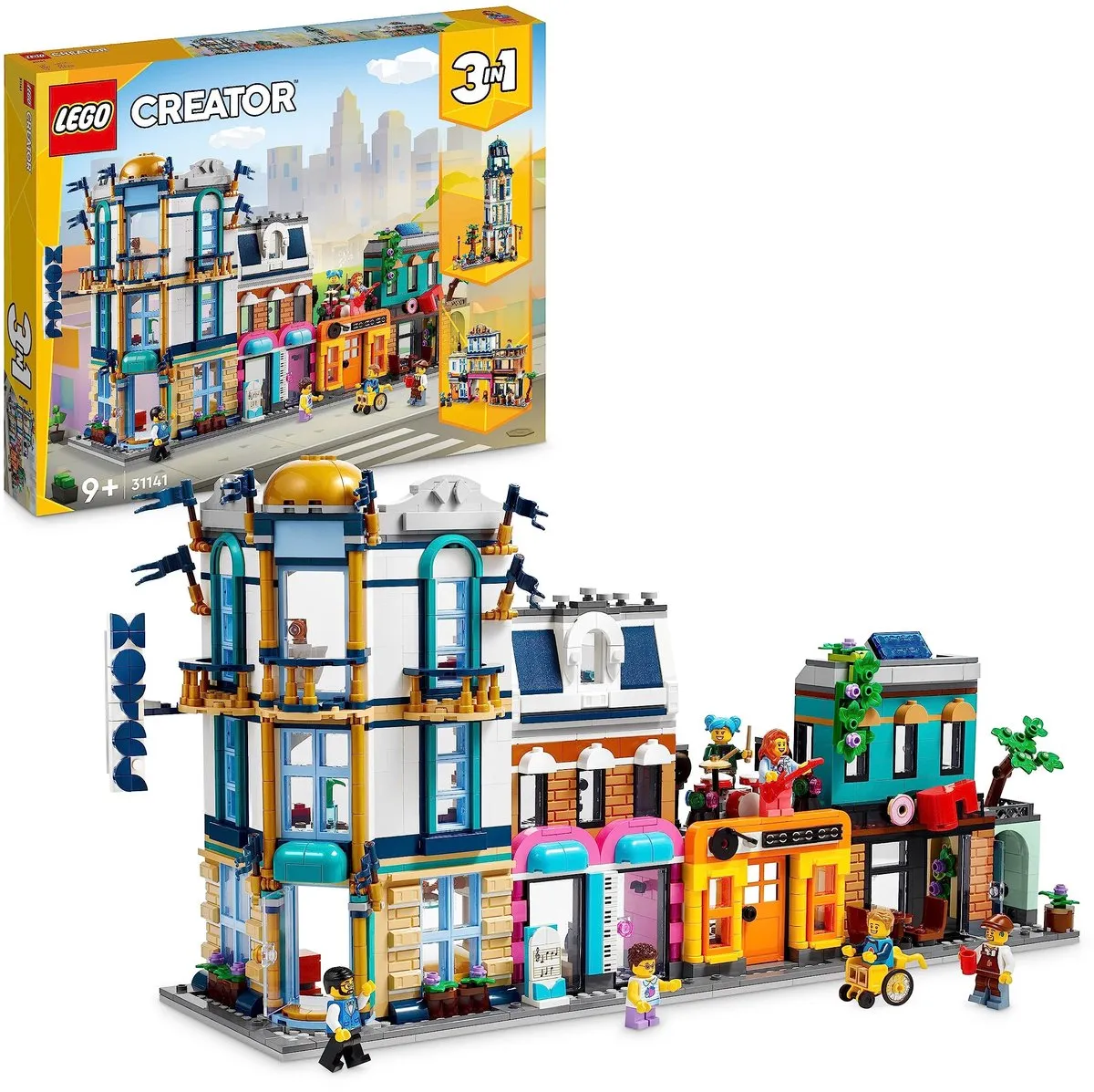 LEGO Creator 3-in-1 Hoofdstraat 31141 - 1459 Stukken - afbeelding 6 van 6