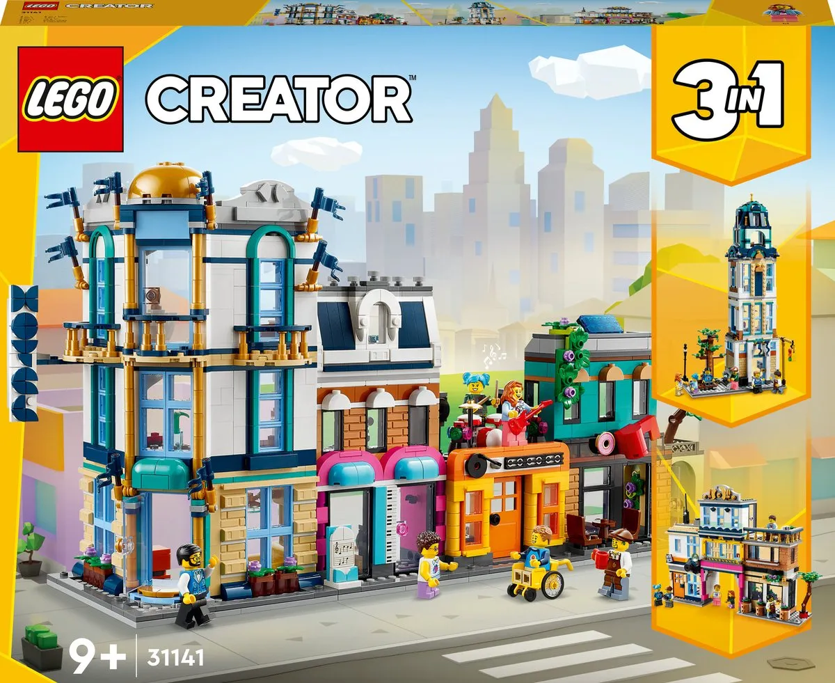 LEGO Creator 3-in-1 Hoofdstraat 31141 - 1459 Stukken