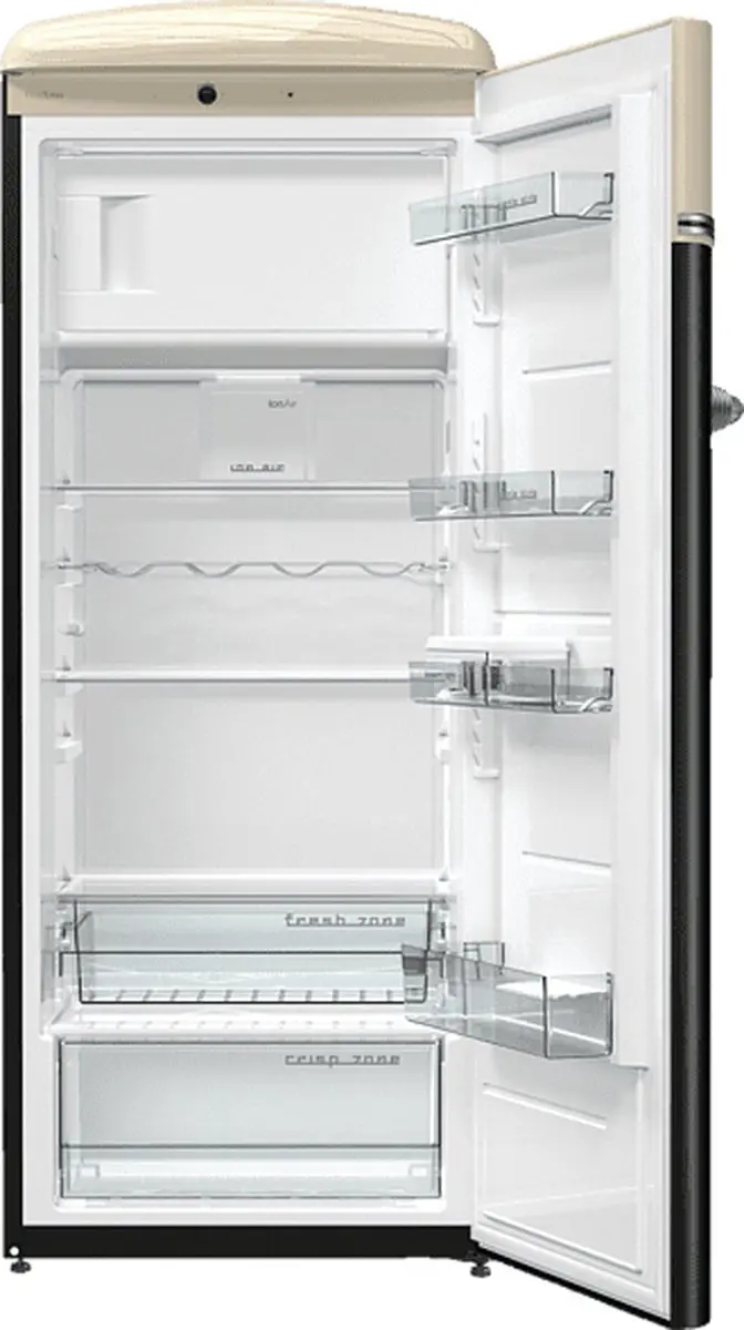 Gorenje OBRB 153 BK Retro Koelkast - 260L - Zwart