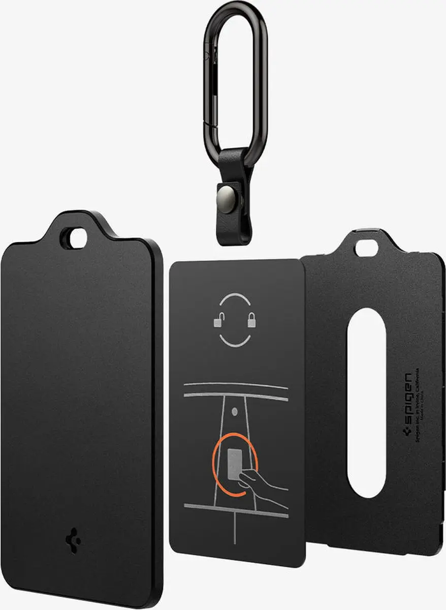 Spigen Tesla Air Fit Kaarthouder - 2 Stuks - Transparent