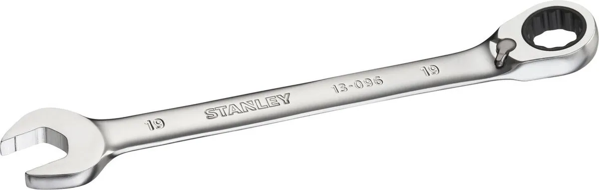 Stanley FATMAX Omkeerbare Ringsteeksleutel 19mm - 1 Stuk