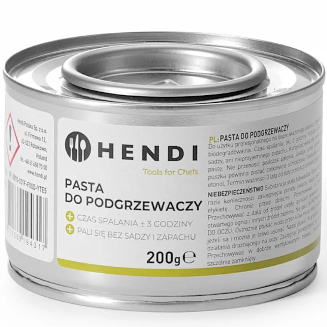 Hendi Bio Ethanol Pasta voor Verwarmers 200g