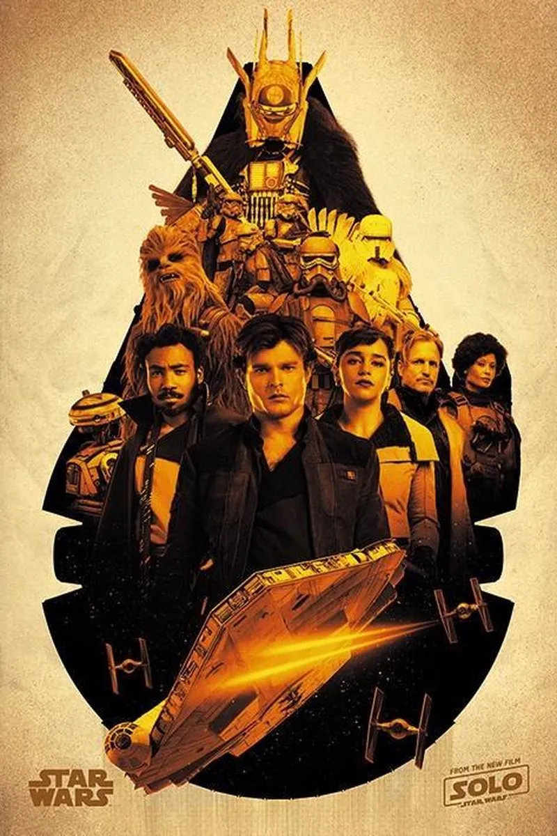 Star Wars Solo Millennium Falcon Maxi Poster
