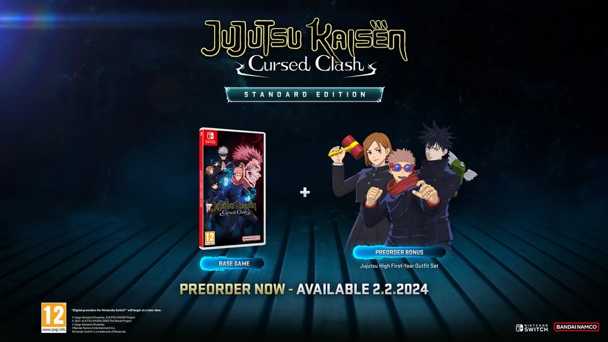Jujutsu Kaisen Cursed Clash Nintendo Switch - 4 Spelers Online