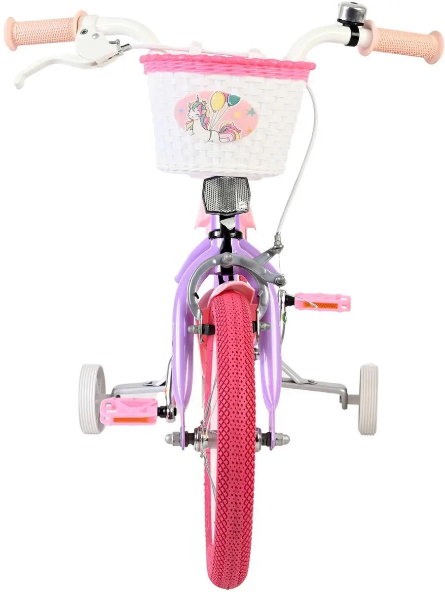 Volare Unicorn Kinderfiets 14 inch - Paars
