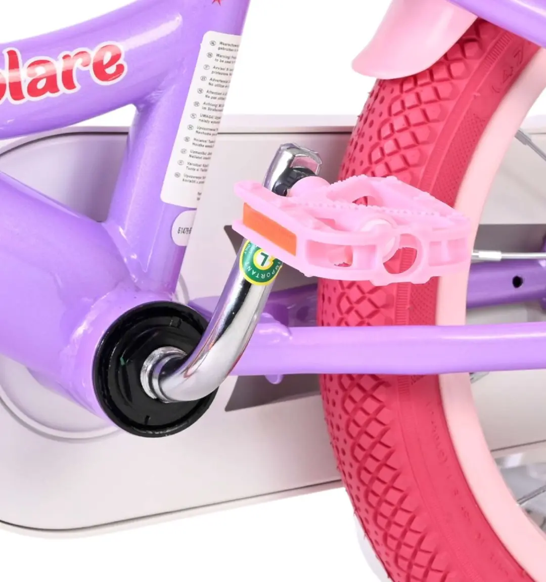 Volare Unicorn Kinderfiets 14 inch - Paars