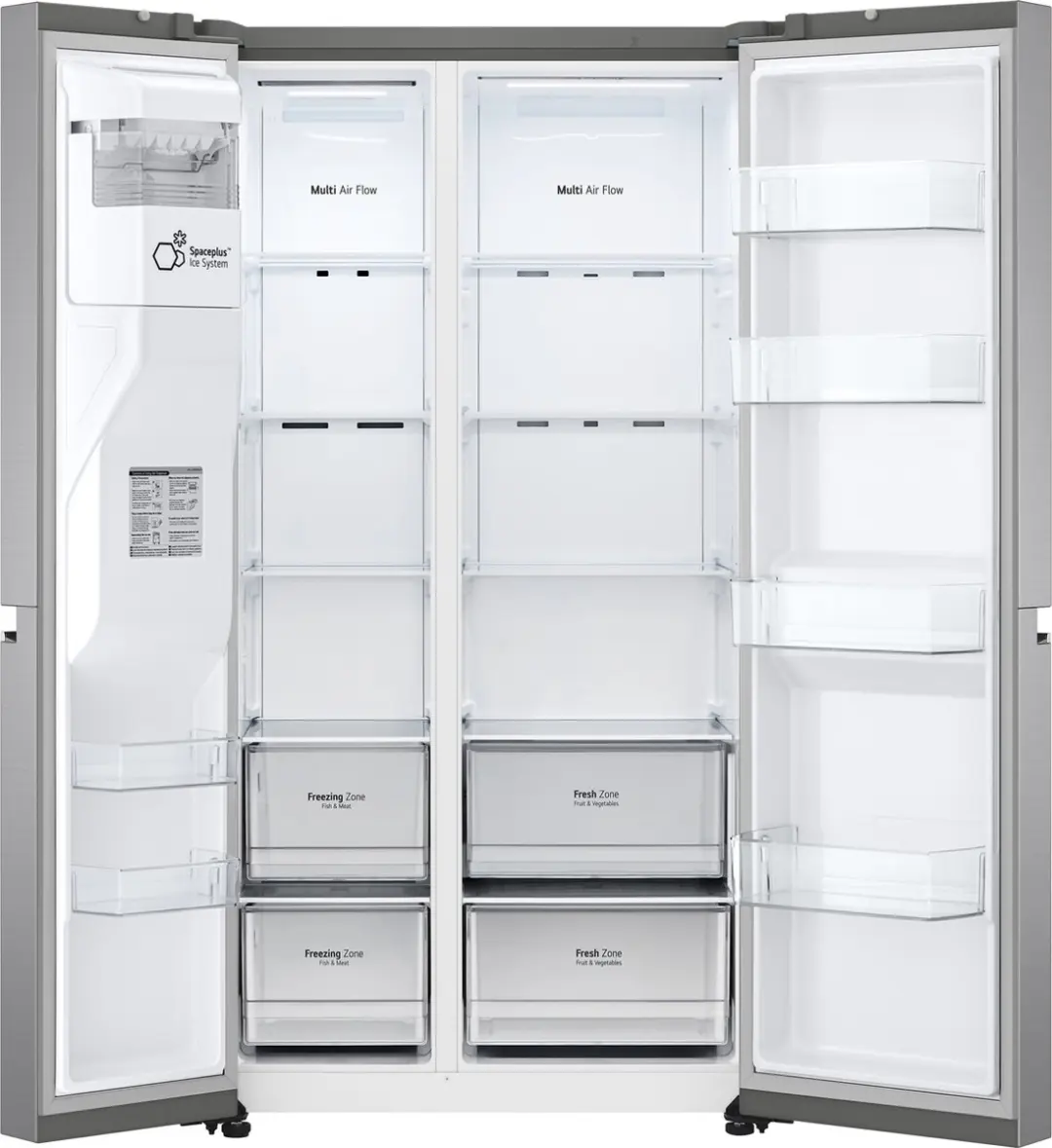 LG GSLV70PZTE Koelkast 635L - No Frost - Waterdispenser - Wi-Fi - afbeelding 6 van 6