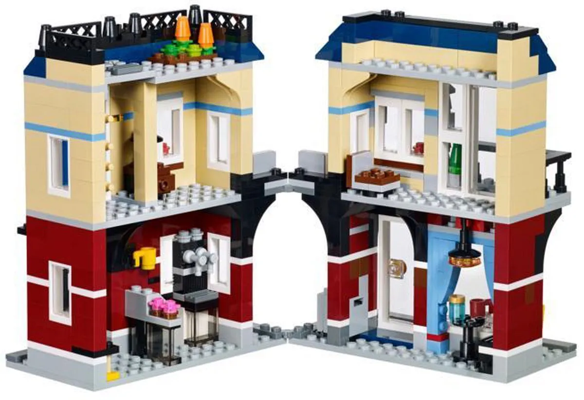 LEGO Creator Fietswinkel & Café 31026 - 1023 Stukken