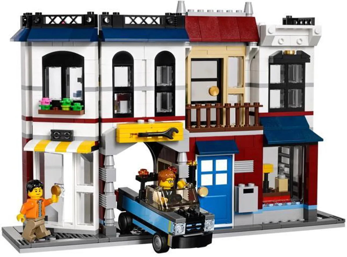 LEGO Creator Fietswinkel & Café 31026 - 1023 Stukken