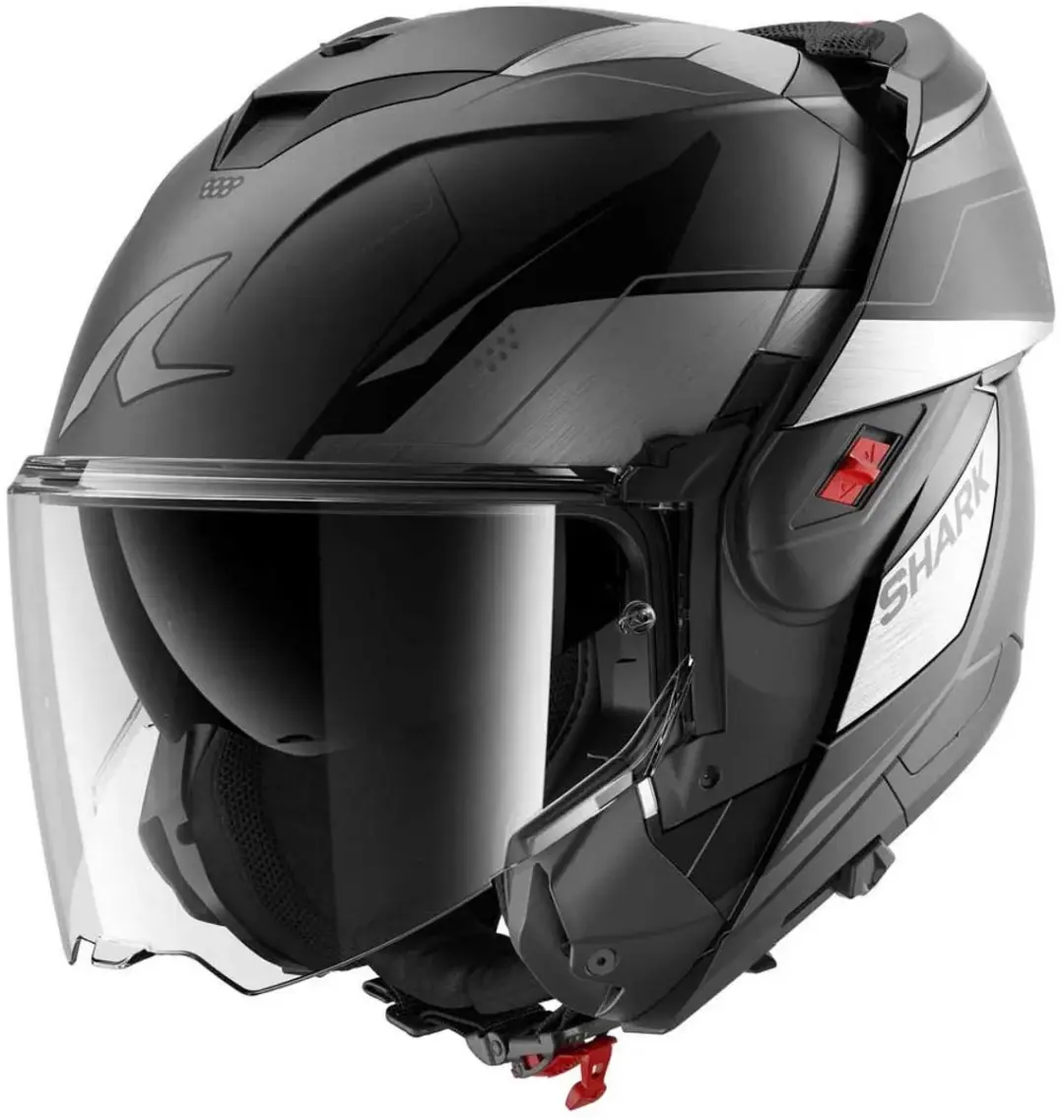 Shark Oxo Mekarium ECE Modulaire Helm - XL - Zwart