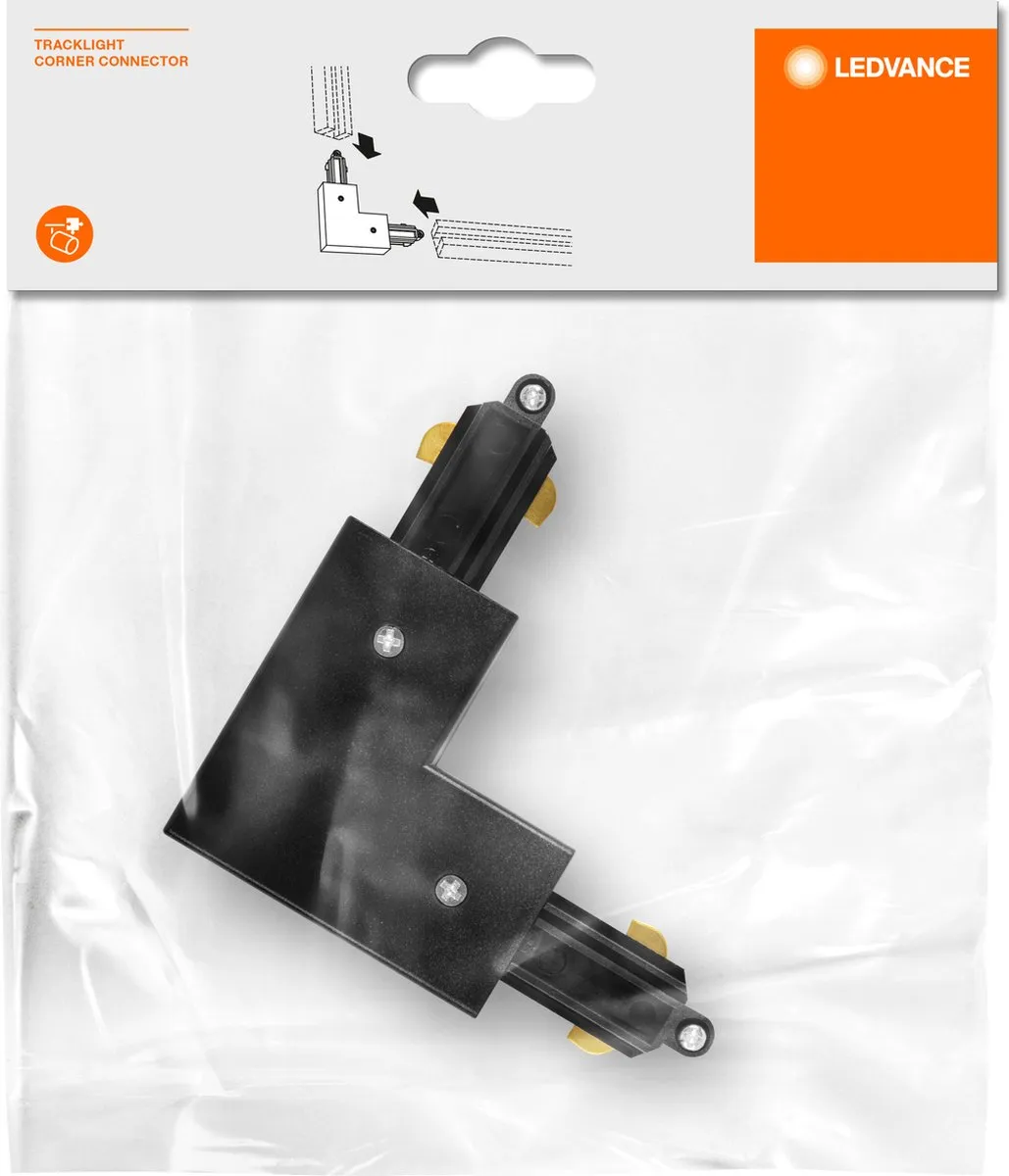 LEDVANCE Tracklight 9° Hoekconnector - Zwart