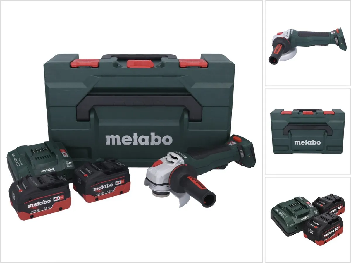 Metabo WPB 18 LT BL Haakse Accuslijper 125mm - 18V - Metaal