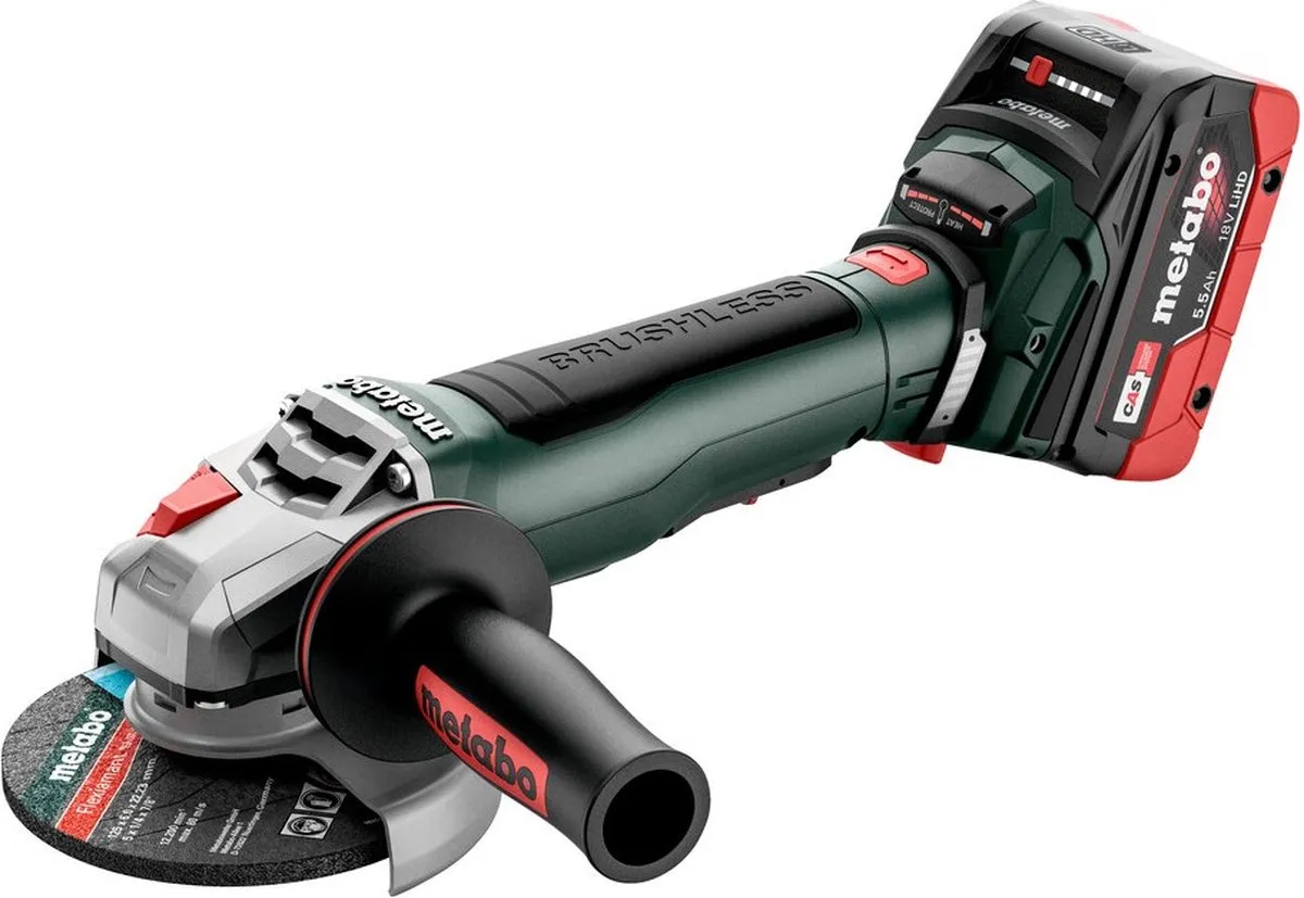 Metabo WPB 18 LT BL Haakse Accuslijper 125mm