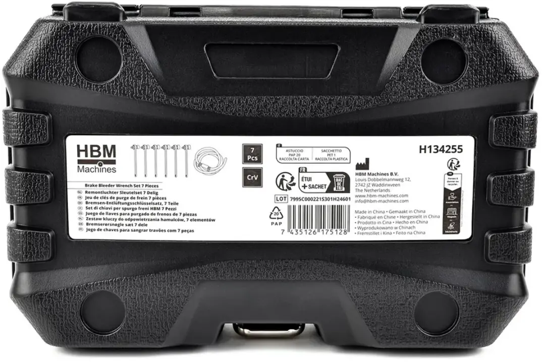 HBM Remontluchter Sleutelset 7-delig - Fiat 500