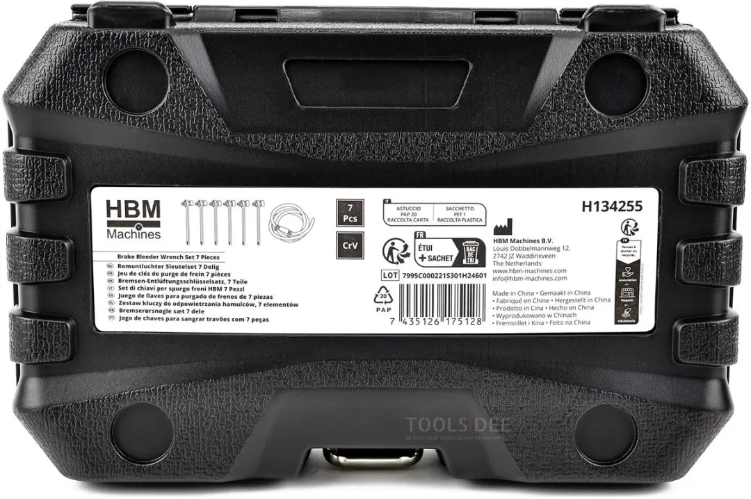 HBM Remontluchter Sleutelset 7-delig - Fiat 500