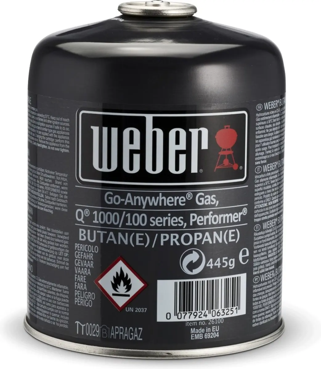 Weber Gasbusje 17846