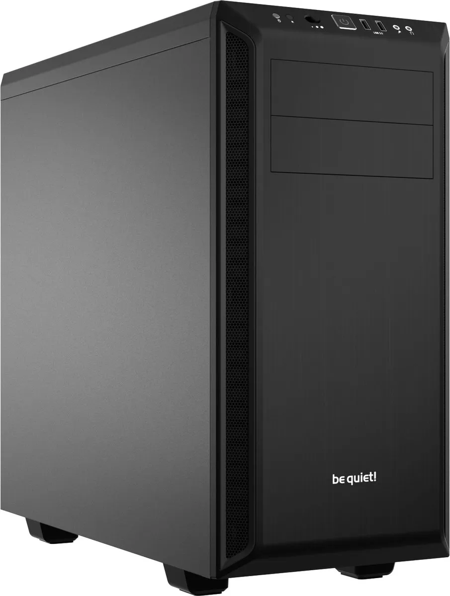be quiet! Pure Base 600 ATX Semi-toren - 2 Ventilatoren - Zwart