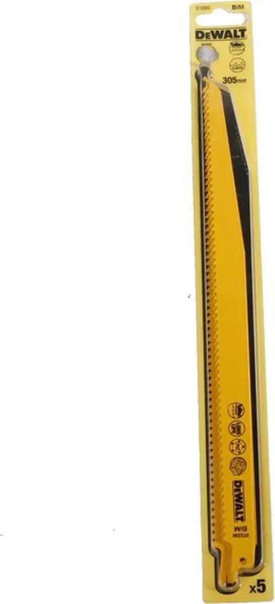 DeWalt DT2350 Reciprozaagblad Hout/Spijker 305mm