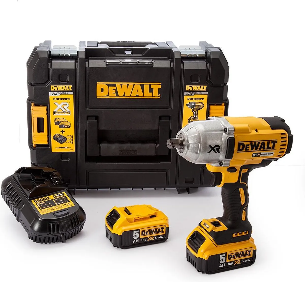 DeWalt DCF899P2 Accu Slagmoersleutel 18V - 950Nm - 2x 5.0Ah