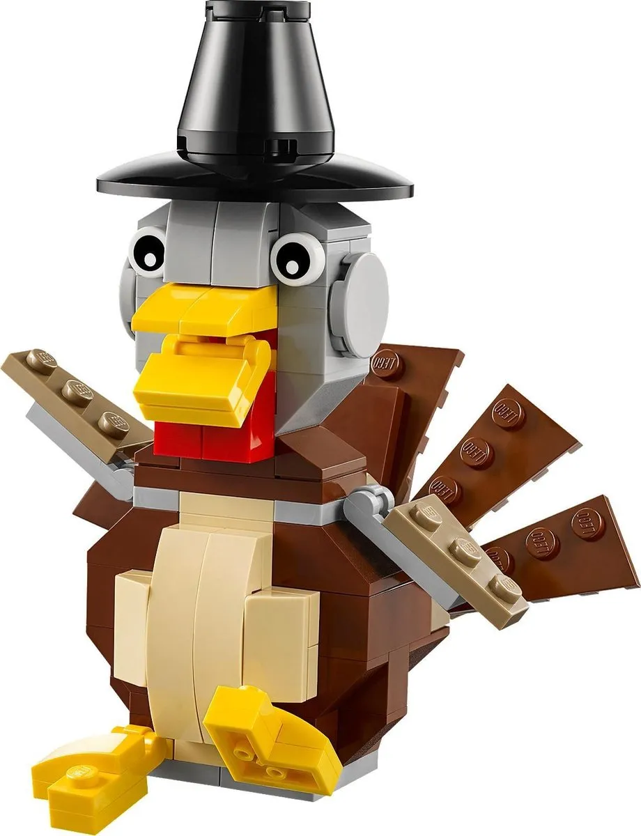 LEGO 40091 Thanksgiving Kalkoen - 125 Stukken - afbeelding 2 van 2
