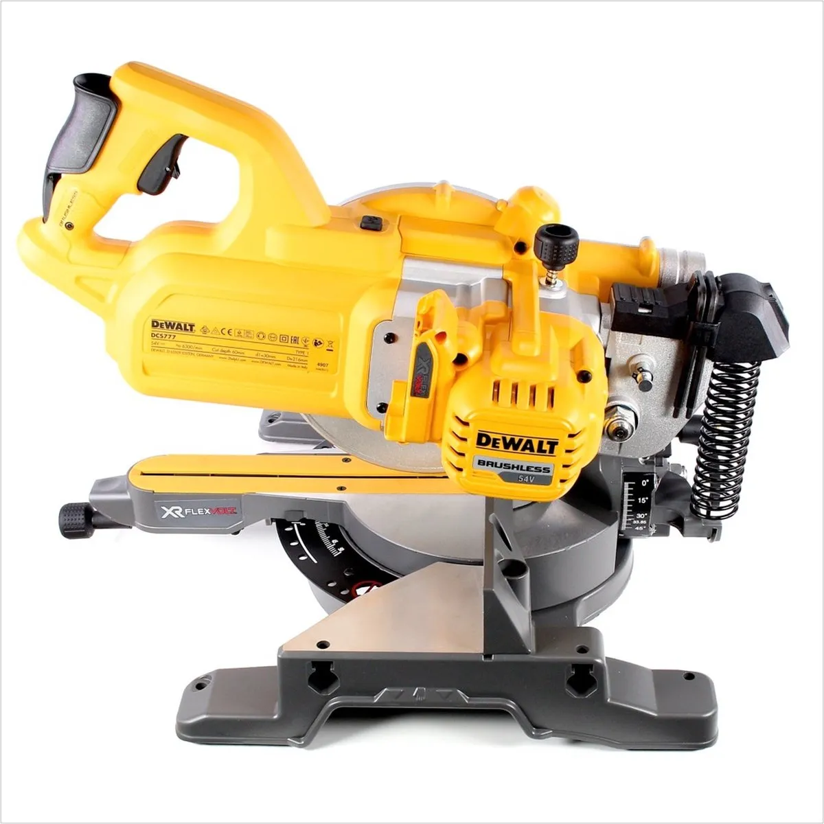 DeWalt DCS777N XR FlexVolt Accu Afkortzaag 54V - 216mm