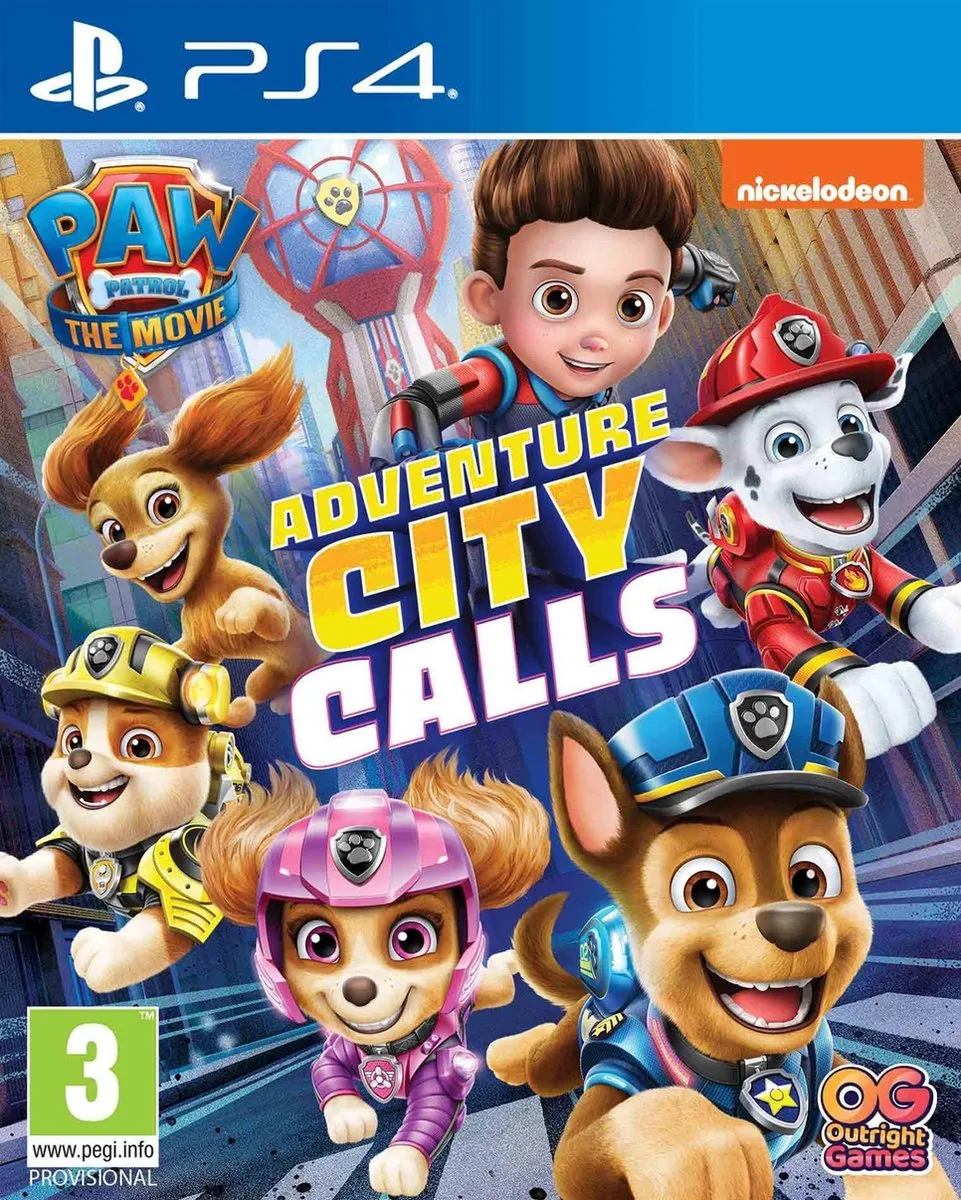 Bandai Namco Paw Patrol The Movie Adventure City Calls PS4