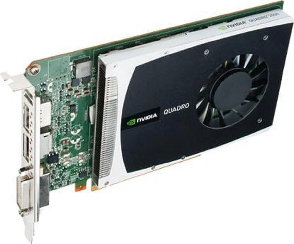 Dell NVIDIA Quadro 2000 Grafische Kaart - 1GB - 2x DisplayPort