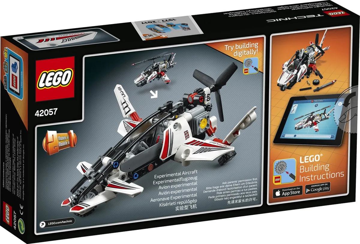 LEGO Technic Ultralicht Helikopter 42057 - 199 Stukken