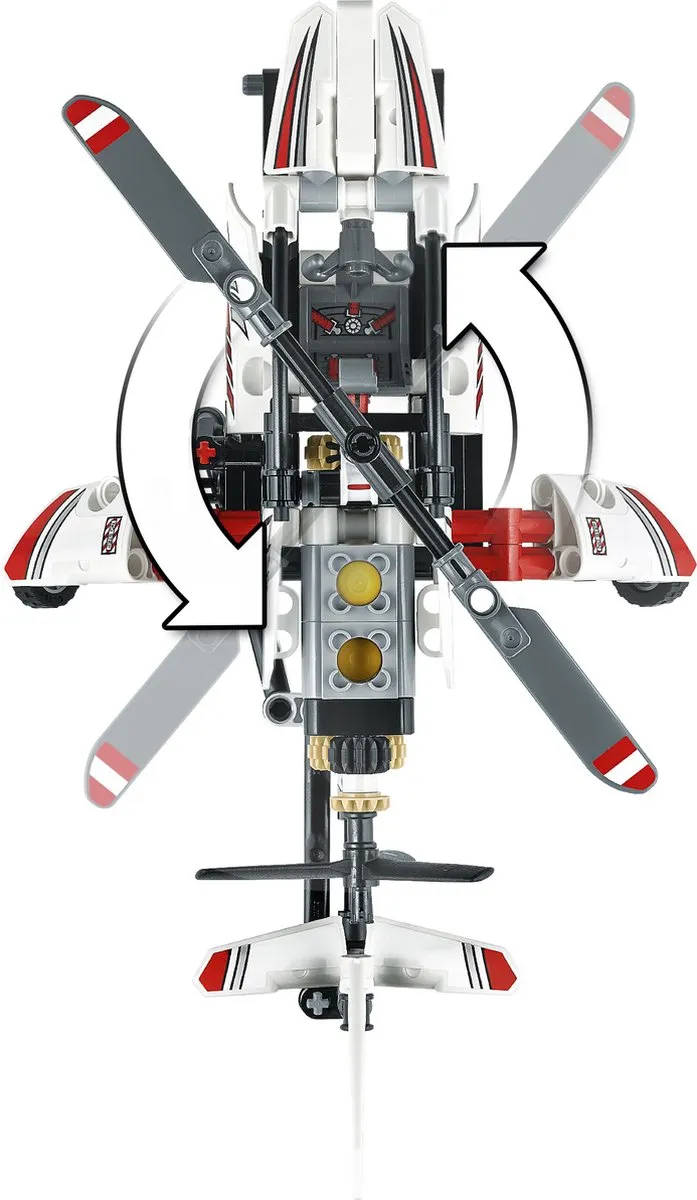 LEGO Technic Ultralicht Helikopter 42057 - 199 Stukken - afbeelding 6 van 6