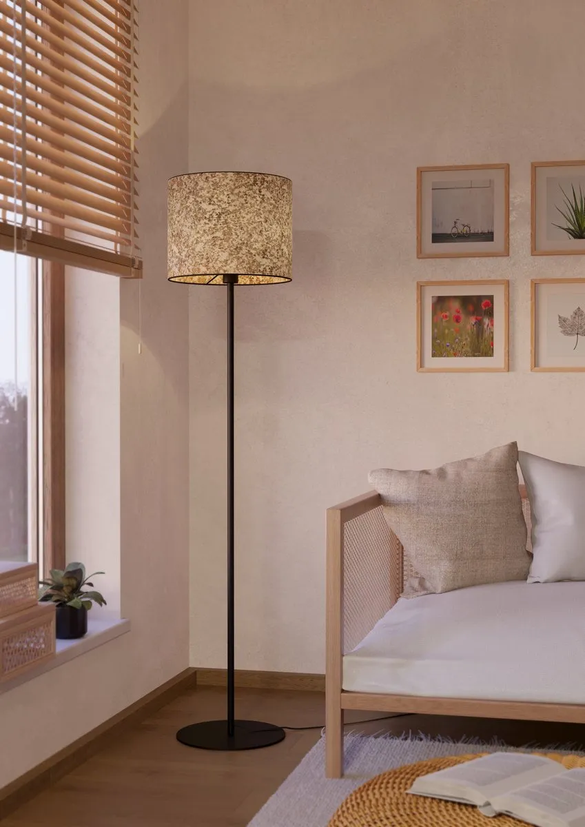 Eglo Butterburn Vloerlamp E27 - 162cm - Berkenbladeren - afbeelding 6 van 6