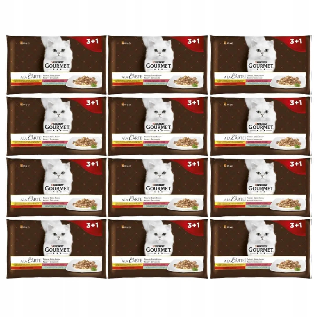 Purina Gourmet Perle Ala Carte Natvoer Mix Smaken 48x85g