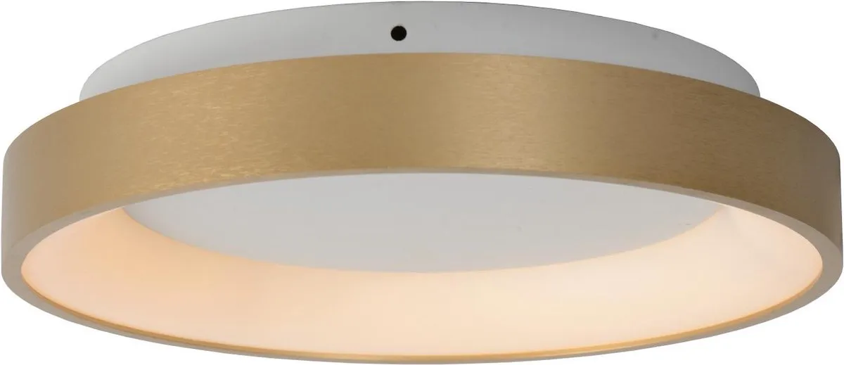 Lucide Vidal Plafonnière Ø28cm - LED 20W 2700K Mat Goud