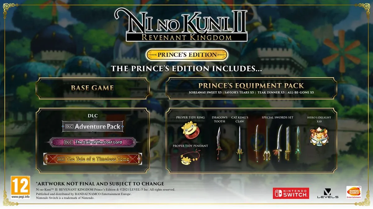 Ni no Kuni II Revenant Kingdom Prince's Nintendo Switch