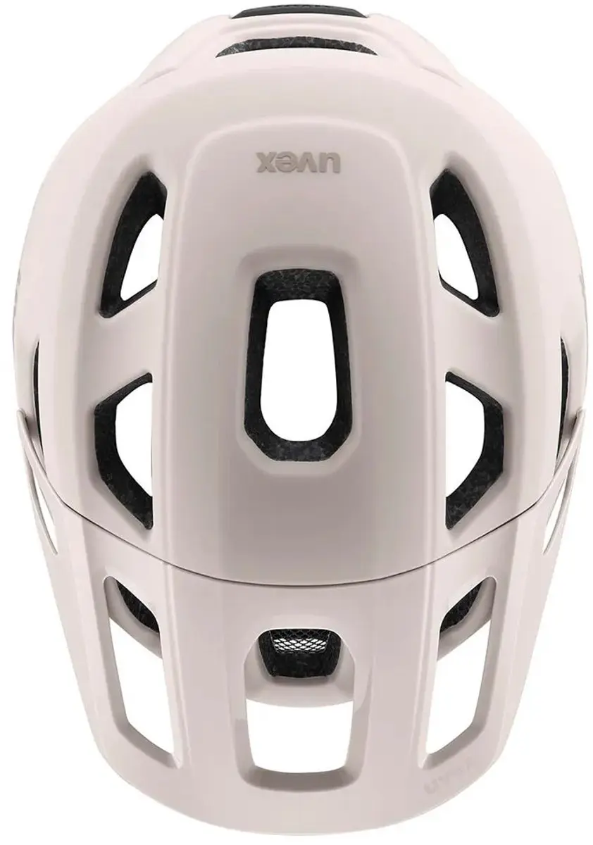 Uvex React MTB-helm 52-56cm - Warm Grey