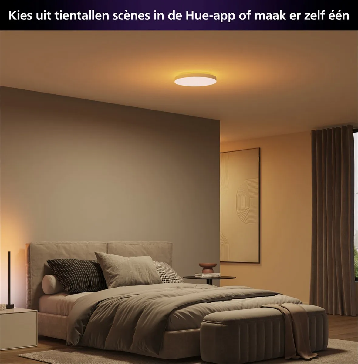 Philips Hue Datura Paneellamp Rond - Wit
