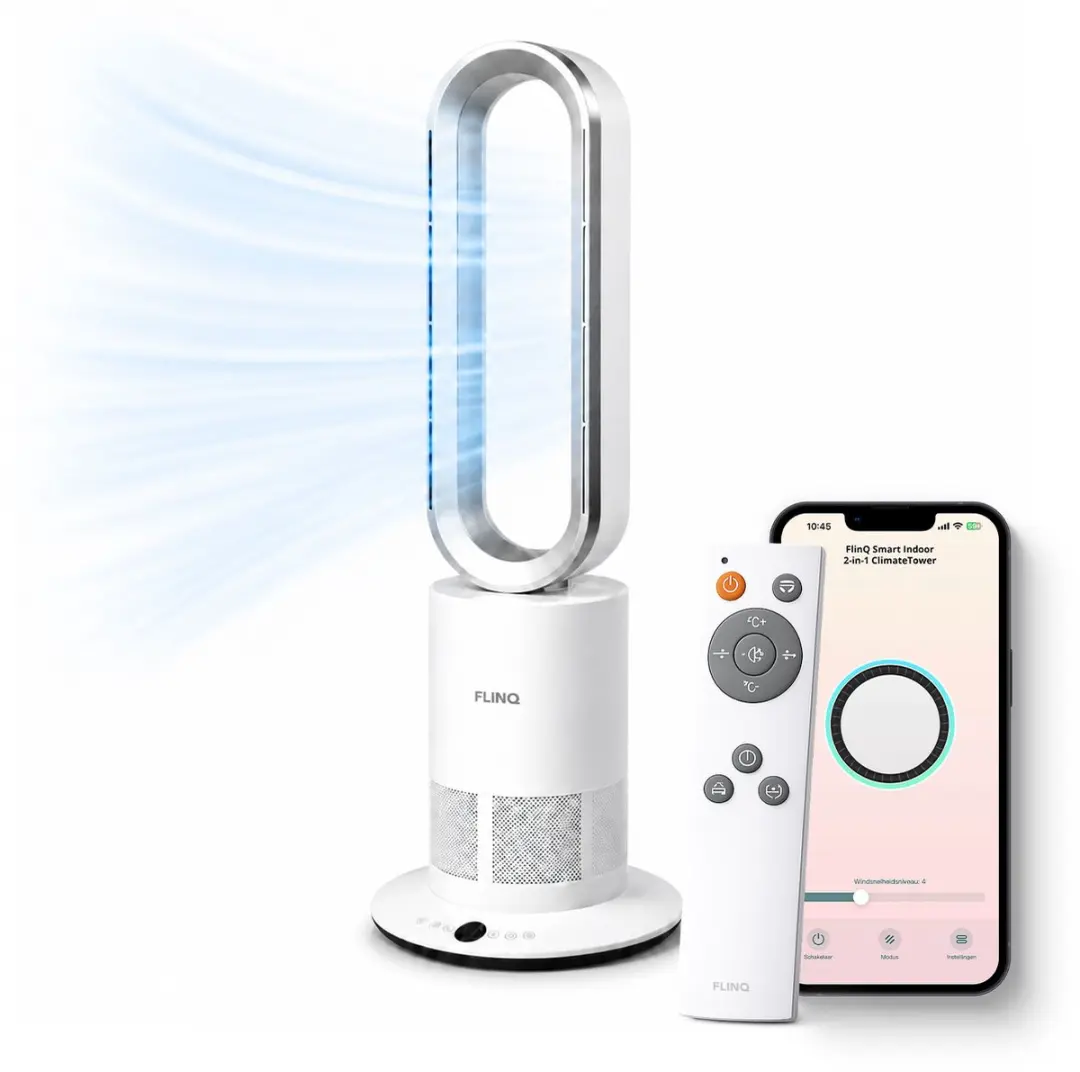FlinQ Smart ClimateTower 2-in-1 Ventilator