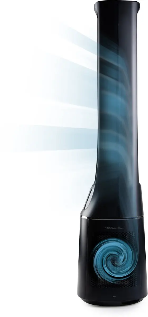 Domo DO8160 Torenventilator 33W - Luchtreiniger - 10 Snelheden - Zwart
