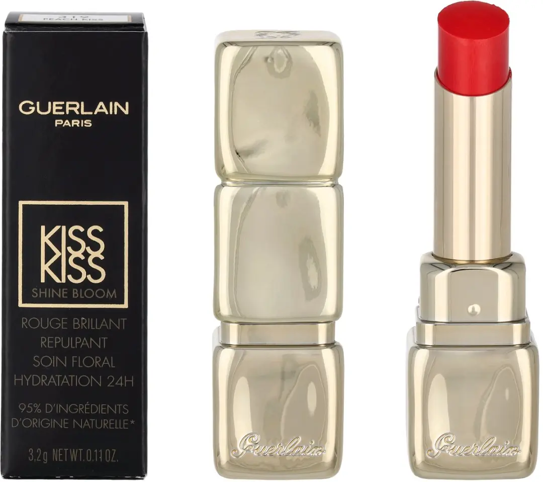 Guerlain Kisskiss Shine Bloom Lipstick #319 - 3.2g - Perzik