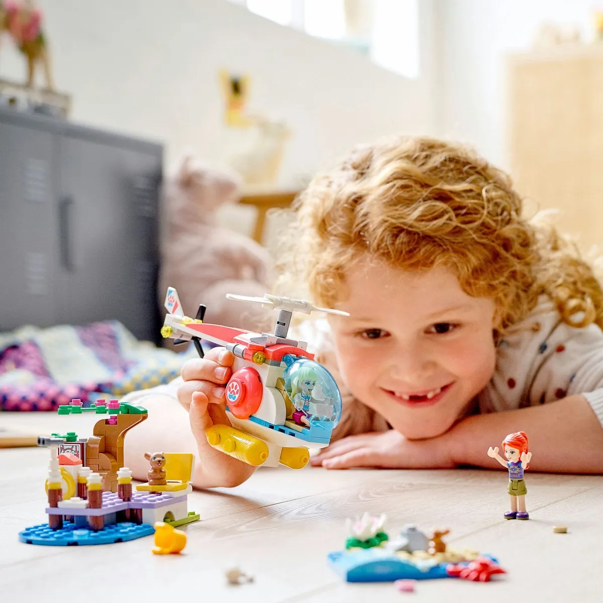 LEGO Friends Dierenkliniek Reddingshelikopter 249 Stukken