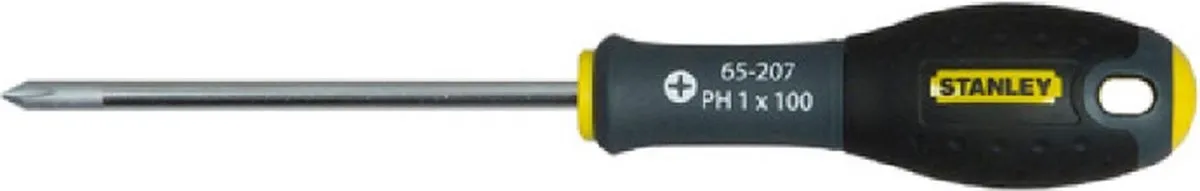 Stanley FatMax Schroevendraaier PH0 75mm - Geel