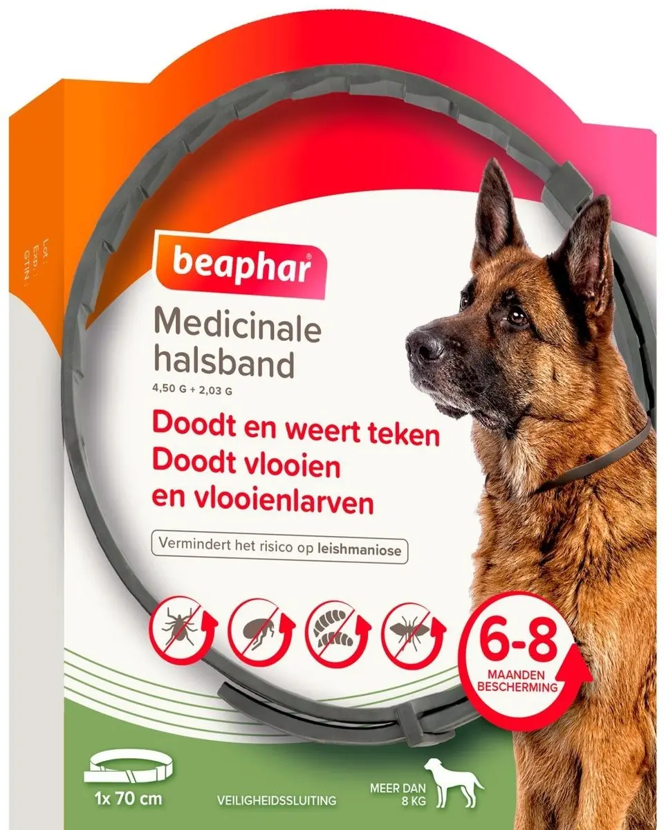 Beaphar Medicinale Halsband Hond 8+ kg