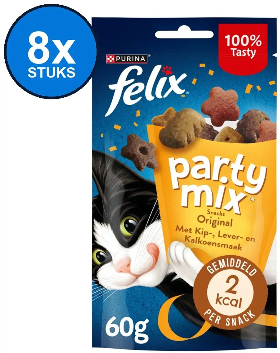 Felix Party Mix Original Kattenbrokjes 60g